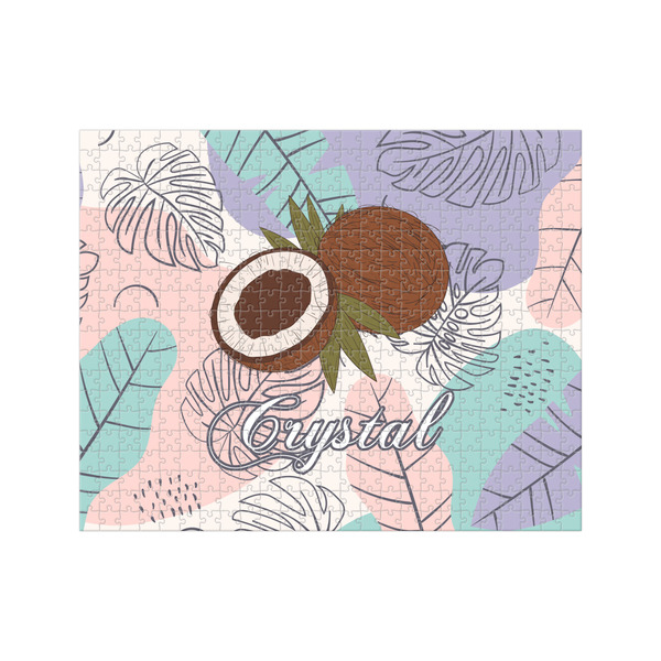 Custom Coconut and Leaves 500 pc Jigsaw Puzzle (Personalized)