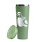 Coconut and Leaves Light Green RTIC Everyday Tumbler - 28 oz. - Lid Off