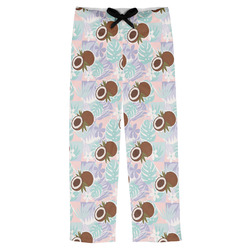 Coconut and Leaves Mens Pajama Pants - M
