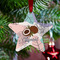 Coconut and Leaves Metal Star Ornament - Lifestyle