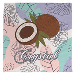 Coconut and Leaves Microfiber Dish Towel (Personalized)