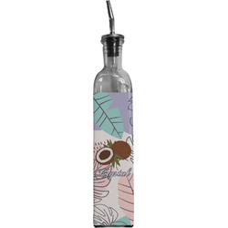 Coconut and Leaves Oil Dispenser Bottle w/ Name or Text