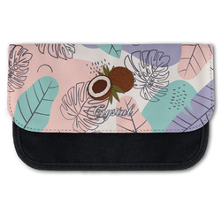 Coconut and Leaves Canvas Pencil Case w/ Name or Text
