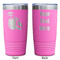 Coconut and Leaves Pink Polar Camel Tumbler - 20oz - Double Sided - Approval