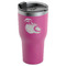 Coconut and Leaves RTIC Tumbler - Magenta - Angled