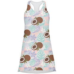 Coconut and Leaves Racerback Dress - X Small