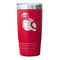 Coconut and Leaves Red Polar Camel Tumbler - 20oz - Single Sided - Approval