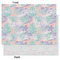 Coconut and Leaves Tissue Paper - Heavyweight - Large - Front & Back