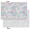 Coconut and Leaves Tissue Paper - Heavyweight - Small - Front & Back