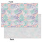 Coconut and Leaves Tissue Paper - Lightweight - Small - Front & Back