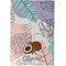 Coconut and Leaves Waffle Weave Towel - Full Color Print - Approval Image