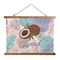 Coconut and Leaves Wall Hanging Tapestry - Landscape - MAIN