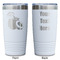 Coconut and Leaves White Polar Camel Tumbler - 20oz - Double Sided - Approval