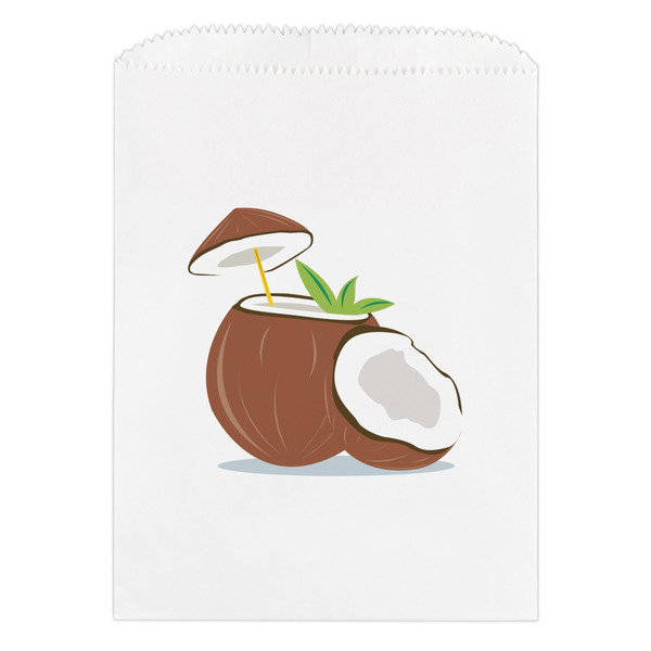 Custom Coconut and Leaves Treat Bag