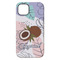 Coconut and Leaves iPhone 14 Pro Max Tough Case - Back