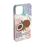 Coconut and Leaves iPhone Case - Plastic - iPhone 15 Pro (Personalized)