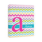 Colorful Chevron Canvas Print (Personalized)