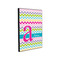 Colorful Chevron 11x14 Wood Print - Angle View