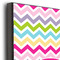 Colorful Chevron 11x14 Wood Print - Closeup