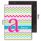 Colorful Chevron 11x14 Wood Print - Front & Back View