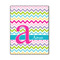 Colorful Chevron 11x14 Wood Print - Front View