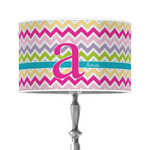 Colorful Chevron 12" Drum Lamp Shade - Poly-film (Personalized)