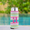 Colorful Chevron Can Cooler - Tall 12oz - In Context