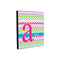 Colorful Chevron 12x12 Wood Print - Angle View