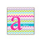 Colorful Chevron 12x12 Wood Print - Front View