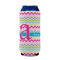 Colorful Chevron 16oz Can Sleeve - FRONT (on can)