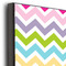 Colorful Chevron 16x20 Wood Print - Closeup