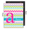 Colorful Chevron 16x20 Wood Print - Front & Back View