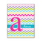 Colorful Chevron 16x20 Wood Print - Front View