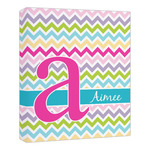 Colorful Chevron Canvas Print - 20x24 (Personalized)