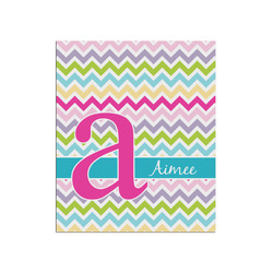 Colorful Chevron Poster - Matte - 20x24 (Personalized)