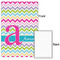 Colorful Chevron 20x30 - Matte Poster - Front & Back