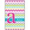 Colorful Chevron 20x30 Wood Print - Front View