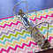 Colorful Chevron 3 Ring Binders - Full Wrap - 3" - DETAIL