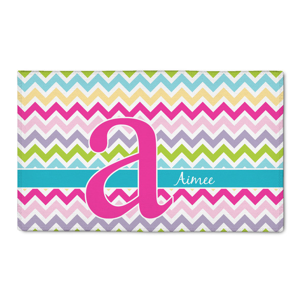 Custom Colorful Chevron 3' x 5' Indoor Area Rug (Personalized)