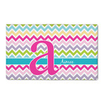 Colorful Chevron 3' x 5' Patio Rug (Personalized)