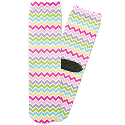 Colorful Chevron Adult Crew Socks