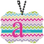 Colorful Chevron Rear View Mirror Decor (Personalized)