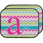 Colorful Chevron Car Floor Mats (Back Seat) (Personalized)