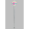 Colorful Chevron Clear Plastic 7" Stir Stick - Round - Single Stick