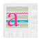 Colorful Chevron Embossed Decorative Napkins (Personalized)