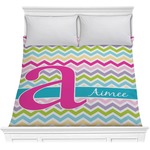 Colorful Chevron Comforter - Full / Queen (Personalized)