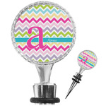 Colorful Chevron Wine Bottle Stopper (Personalized)