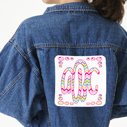 Colorful Chevron Large Custom Shape Patch - 2XL (Personalized)