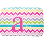 Colorful Chevron Dish Drying Mat w/ Name and Initial