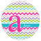 Colorful Chevron Drink Topper - XLarge - Single